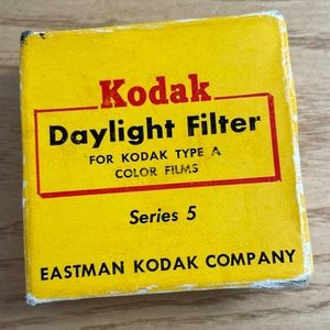 Vintage Kodak Daylight Filter Type A Series 5 Color Films Eastman Original Box